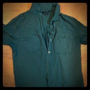 Dark Green Rock and Republic button up